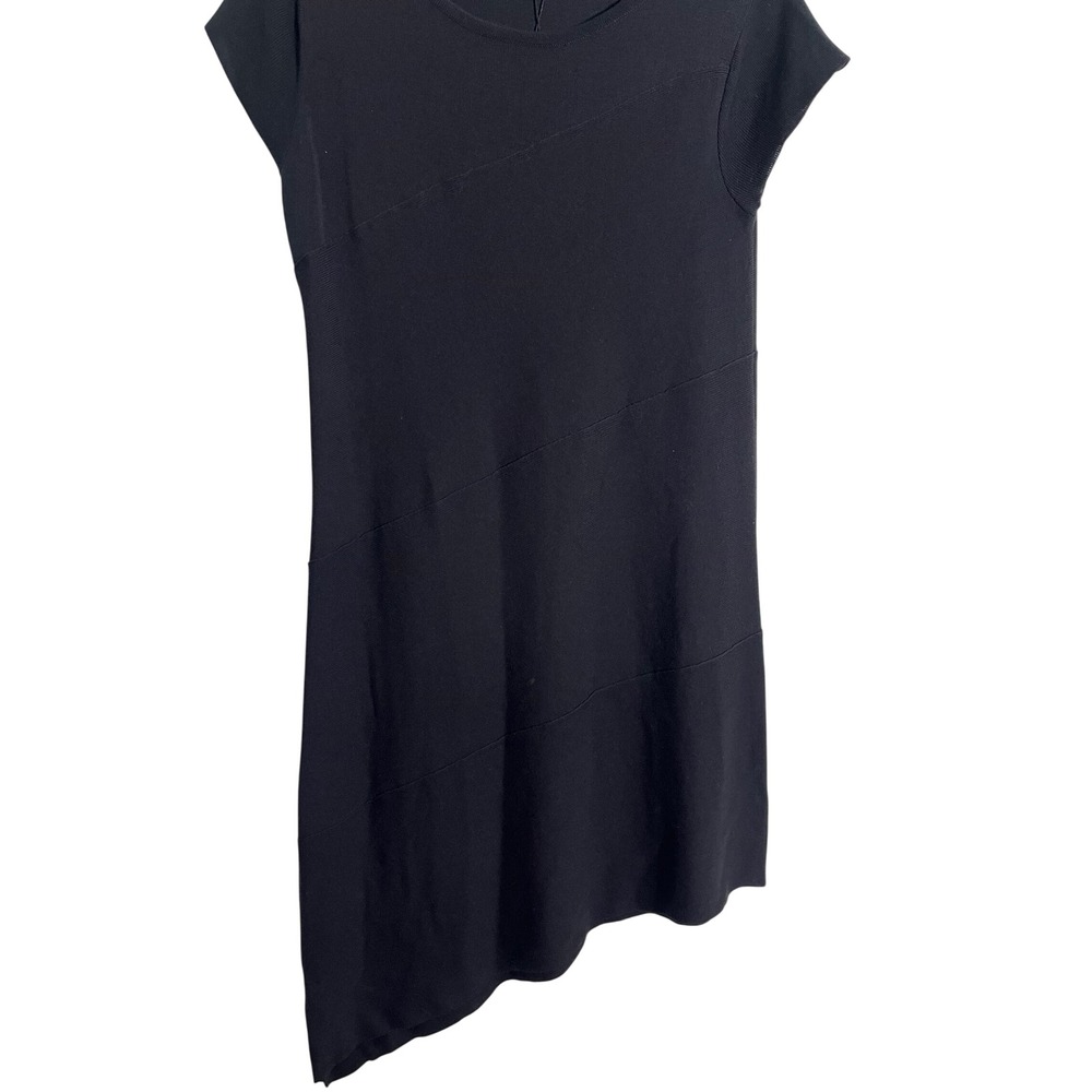 BITTE KAI RAND Copenhagen Asymmetrical Short Sleeve Knit Dress 143-114 - Picture 5 of 10